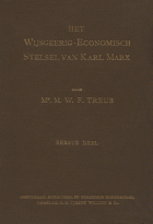 Het wijsgeerig-economisch stelsel van Karl Marx. Deel 1, M.W.F. Treub
