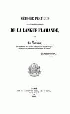 Méthode pratique de la langue Flamande, Charles Vercamer