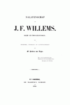Nalatenschap. Dicht- en toneelstukken, J.F. Willems