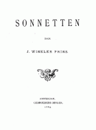 Sonnetten, J. Winkler Prins