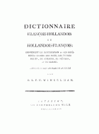 Fransch en Néderduitsch woordenboek. Deel 2, O.R.F.W. Winkelman