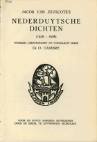 Nederduytsche dichten (1626-1638), Jacob van Zevecote