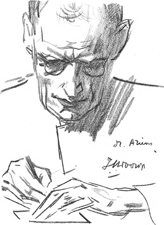 Mgr. Dr. ALPHONS ARIËNS

Eerste Schets van Toorop - Eigendom van Dr. F. Banning