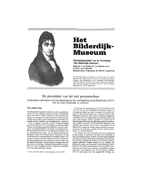 Titelpagina van Het Bilderdijk-Museum. Jaargang 12