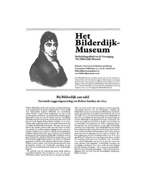 Titelpagina van Het Bilderdijk-Museum. Jaargang 26