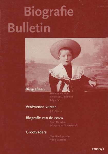 Titelpagina van Biografie Bulletin. Jaargang 10