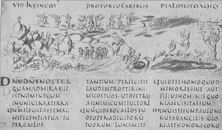 Hs. 32. Psalterium. fol. 4b.