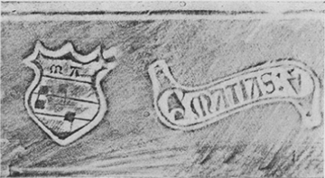 83. Paneelstempel: Wapenen Ons Heeren. Zie bl. 159 en pl. 9.