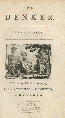 De Denker. Deel 1 (1763)