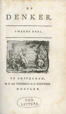 De Denker. Deel 2 (1764)