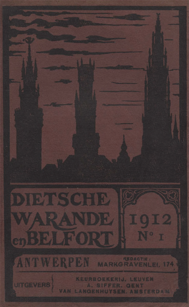 Titelpagina van Dietsche Warande en Belfort. Jaargang 1912