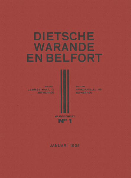 Dietsche Warande en Belfort. Jaargang 1935