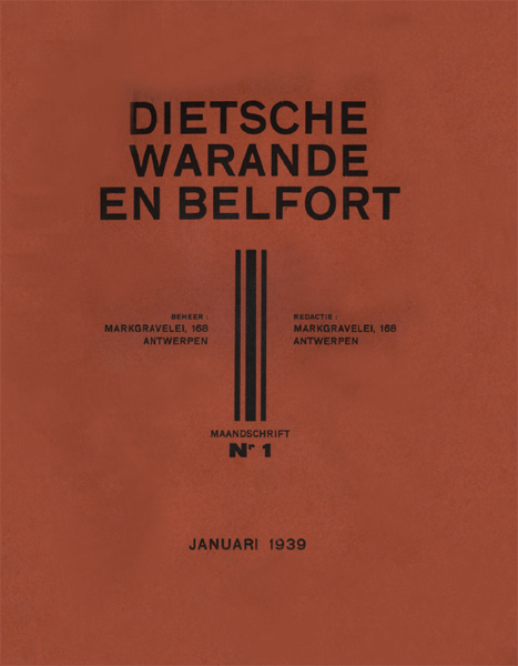 Dietsche Warande en Belfort. Jaargang 1939