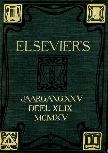 Titelpagina van Elseviers Geïllustreerd Maandschrift. Jaargang 25