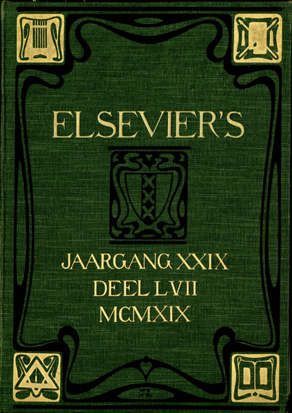 Titelpagina van Elseviers Geïllustreerd Maandschrift. Jaargang 29