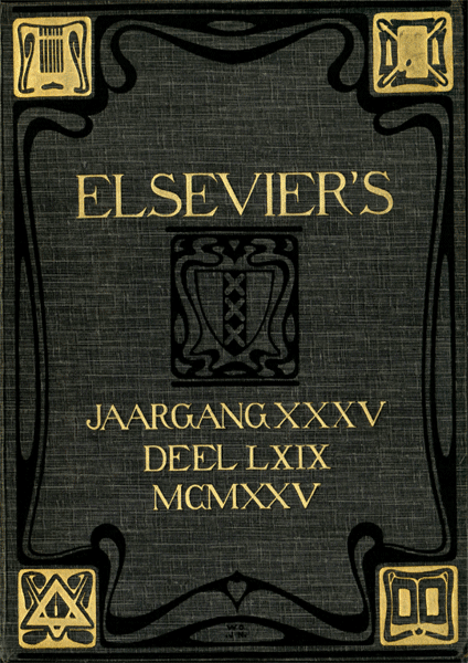 Titelpagina van Elseviers Geïllustreerd Maandschrift. Jaargang 35