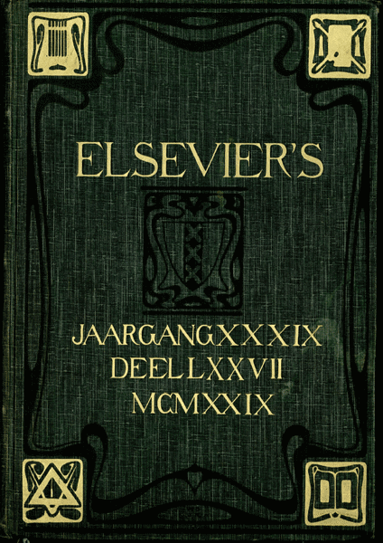 Titelpagina van Elseviers Geïllustreerd Maandschrift. Jaargang 39