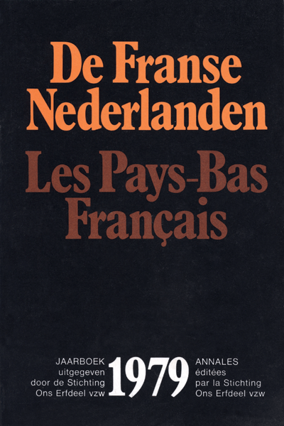 De Franse Nederlanden / Les Pays-Bas Français. Jaargang 1979