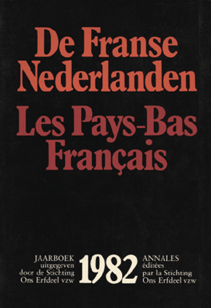 Titelpagina van De Franse Nederlanden / Les Pays-Bas Français. Jaargang 1982