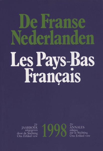 De Franse Nederlanden / Les Pays-Bas Français. Jaargang 1998