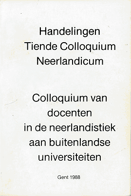 Colloquium Neerlandicum 10 (1988)