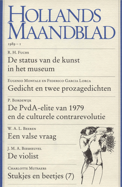 Titelpagina van Hollands Maandblad. Jaargang 1989 (494-505)