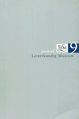 Jaarboek Letterkundig Museum 9