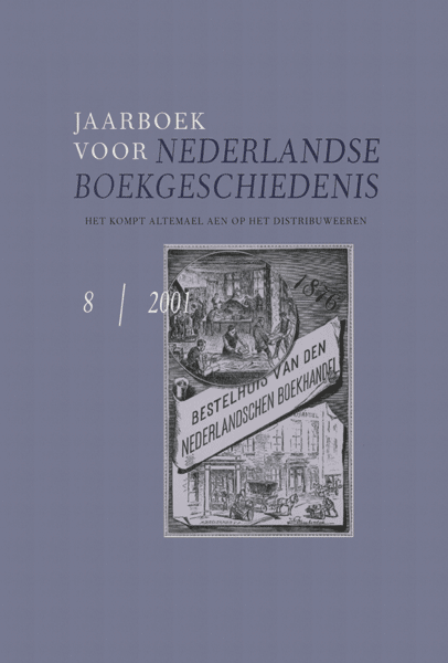 Jaarboek voor Nederlandse Boekgeschiedenis. Jaargang 8.