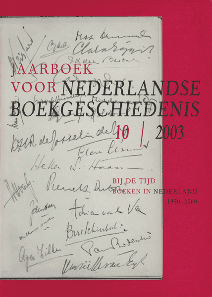 Jaarboek voor Nederlandse Boekgeschiedenis. Jaargang 10