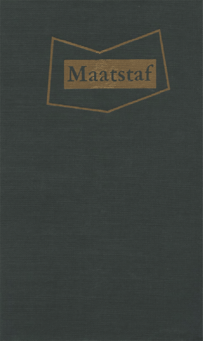 Titelpagina van Maatstaf. Jaargang 2