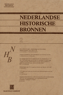 Nederlandse historische bronnen 2