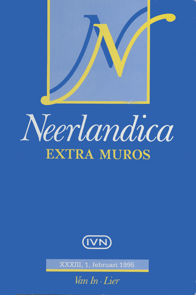 Neerlandica extra Muros. Jaargang 1995