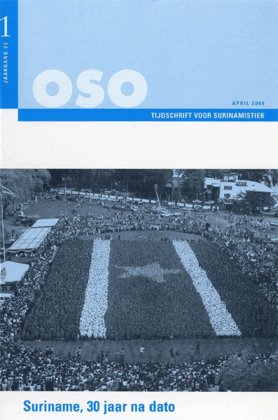 OSO. Tijdschrift voor Surinaamse taalkunde, letterkunde en geschiedenis. Jaargang 25