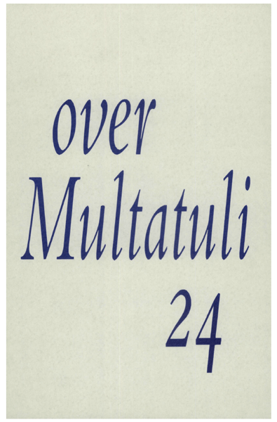 Titelpagina van Over Multatuli. Delen 24-25