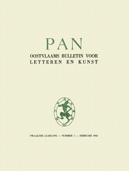 Pan. Oostvlaams Bulletin voor Letteren en Kunst. Jaargang 12