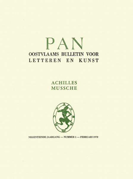 Pan. Oostvlaams Bulletin voor Letteren en Kunst. Jaargang 19