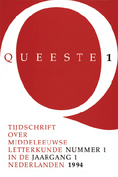Queeste. Tijdschrift over middeleeuwse letterkunde in de Nederlanden. Jaargang 1994