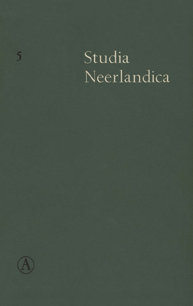 Studia Neerlandica. Jaargang 1971