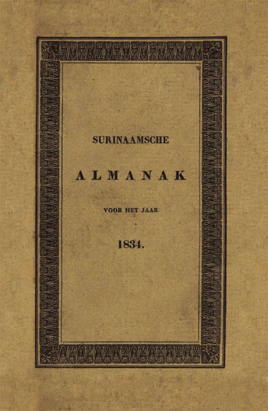 Surinaamsche Almanak voor het Jaar 1834