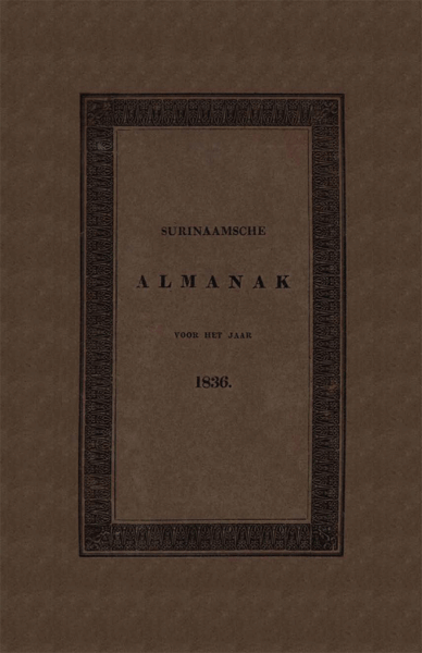 Surinaamsche Almanak voor het Jaar 1836