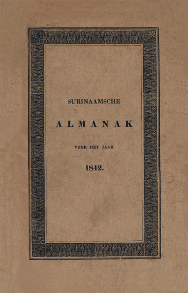 Surinaamsche Almanak voor het Jaar 1842