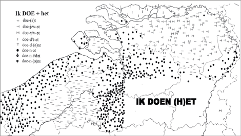 Kaart 2: ik doe (+ het) (RND nr. 136)