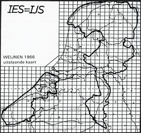 Weijnen's ijs/ies-kaart