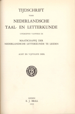 Tijdschrift voor Nederlandse Taal- en Letterkunde. Jaargang 58