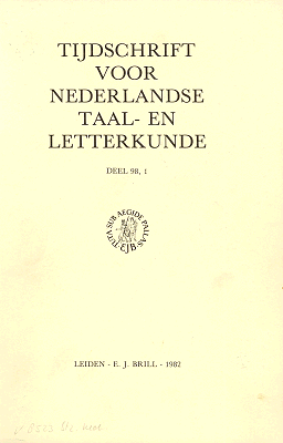 Tijdschrift voor Nederlandse Taal- en Letterkunde. Jaargang 98