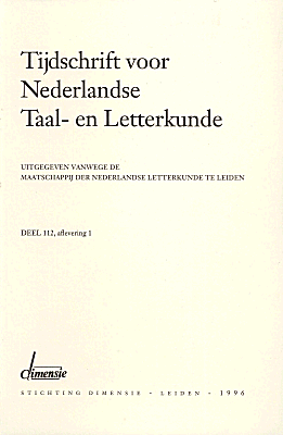 Tijdschrift voor Nederlandse Taal- en Letterkunde. Jaargang 112