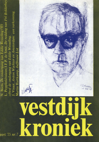Titelpagina van Vestdijkkroniek. Jaargang 1975