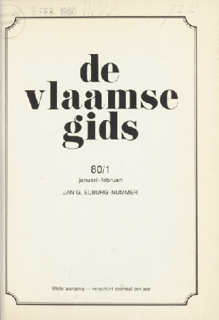 De Vlaamse Gids. Jaargang 64