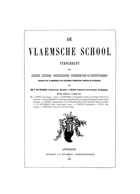 De Vlaamsche School. Jaargang 10