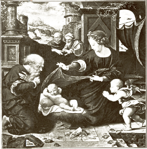 Barend van Orley
HEILIGE FAMILIE
(Koninklike Galerij, Dresden)